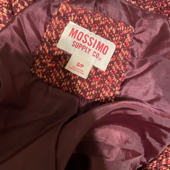 Burgundy/red wrap coat - Picture 4 of 4